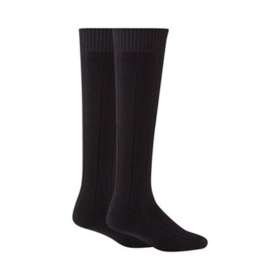 Maine New England Black long thermal socks